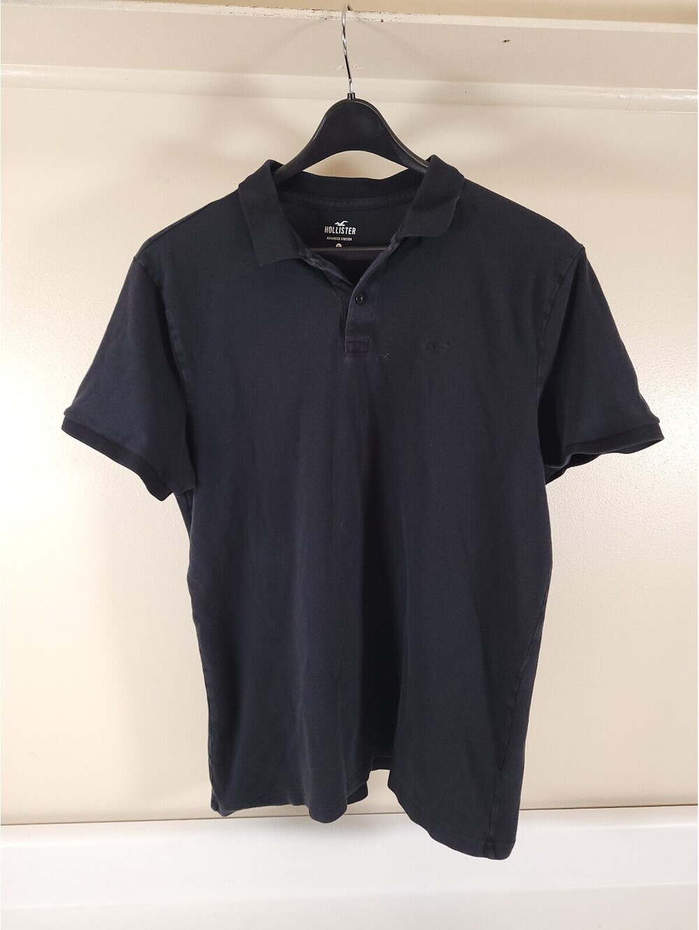 Hollister advanced stretch polo mens XL black